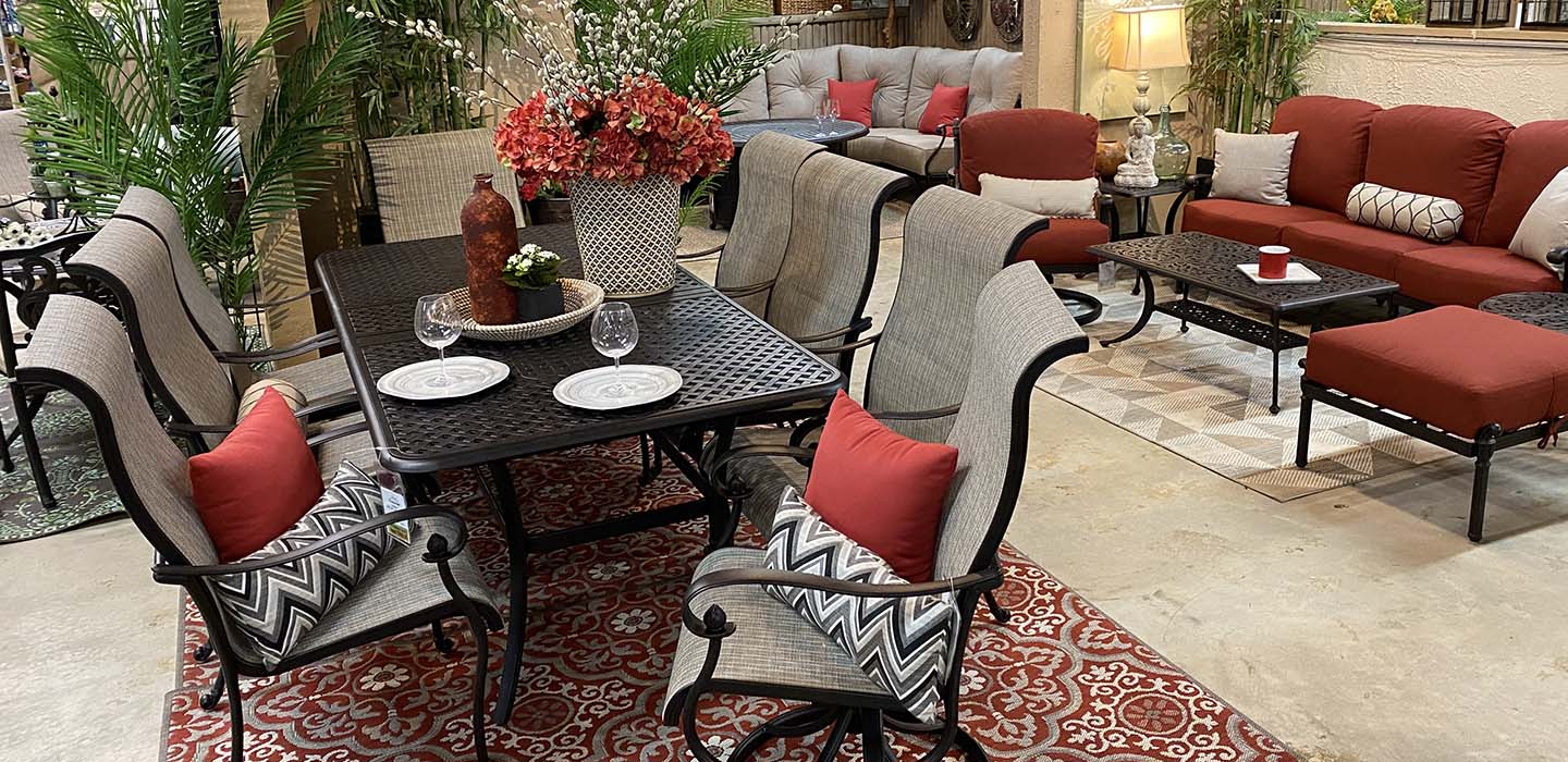 All Floor Samples 50% OFF The Lowest Listed Sale PriceEntire Storewide Patio Furniture Sale
